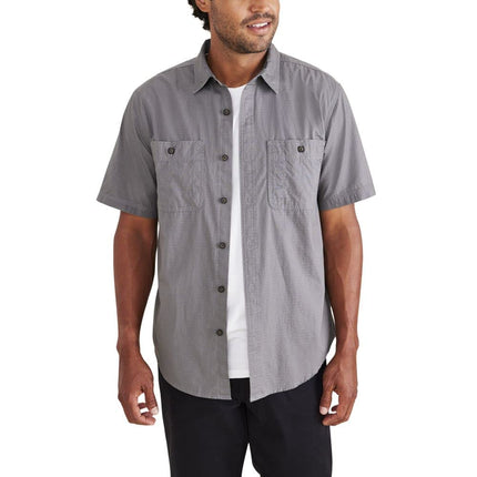 Dockers Men's Regular Fit Short Sleeve Utility Shi