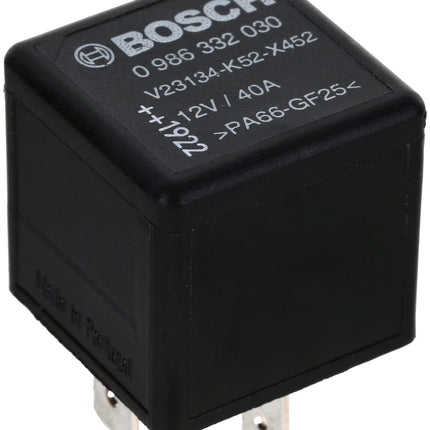 Bosch 0986332030 Mini Relay 12V 60A, IP5K4, Operat