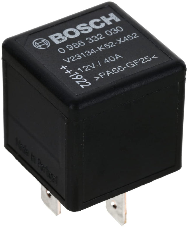 Bosch 0986332030 Mini Relay 12V 60A, IP5K4, Operat