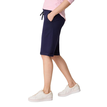 Hanes Women's French Terry Bermuda Short - Blue -