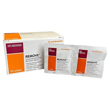 Remove Adhesive Remover Wipes 50-Pieces