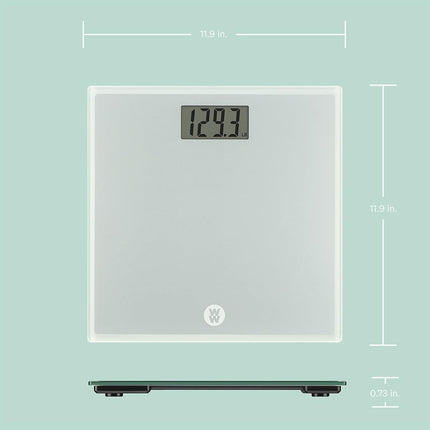 Báscula Weight Watchers de Conair para peso corporal, báscula digital de baño de cristal