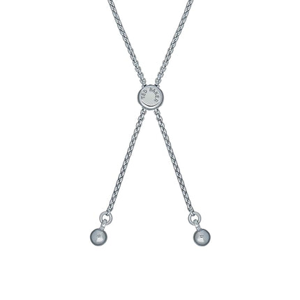 Ted Baker Soleta Solitaire Sparkle Crystal Adjustable Bracelet For Women (Silver Tone/Crystal)