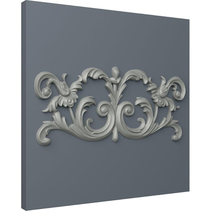 Ekena ONL16X07AS 16" W x 7 1/8" H x 5/8" P Ashford Center Onlay, Primed