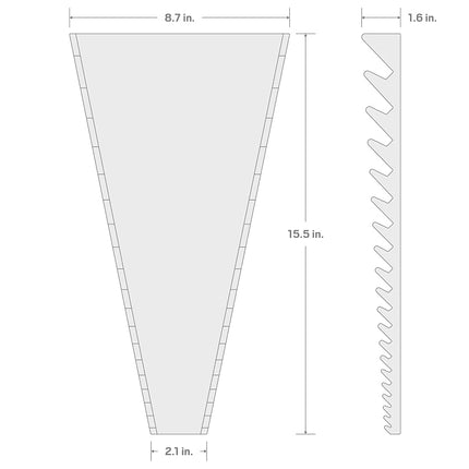 Organizador de llaves TEKTON de 19 herramientas (rojo) | Hecho en EE. UU. | ORG29219
