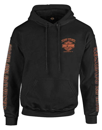 Harley-Davidson Men's Eagle Piston Long Sleeve Pul