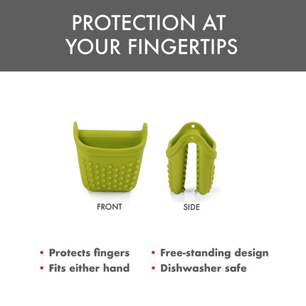 Dexas Silicone Pinch Mitt Mini Oven Mitt, Green