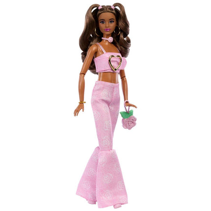 Barbie Deluxe Style Doll #12 in Pink Denim Crop Top