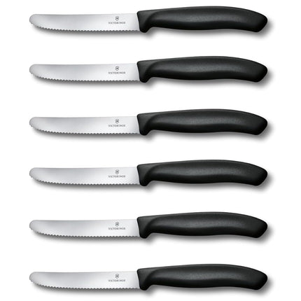 Victorinox 6-Piece Wavy Edge Steak and Tomato Knif