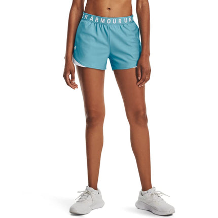 Under Armour Women's Play Up 3.0 Shorts, (433) Glacier Blue/White/White, XS