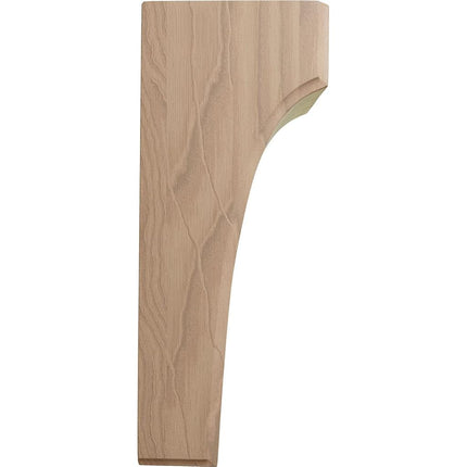 Ekena BKTW04X04X10CVGM 3 1/2" W x 4" D x 10" H Clarksville Bracket, Mahogany