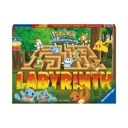 Ravensburger Pokémon Labyrinth – Moving Maze Family Board Game for Kids Age 7+ | Fun Strategy Game for 2–4 Players |Perfect Pokémon Gift for Boys & Girls