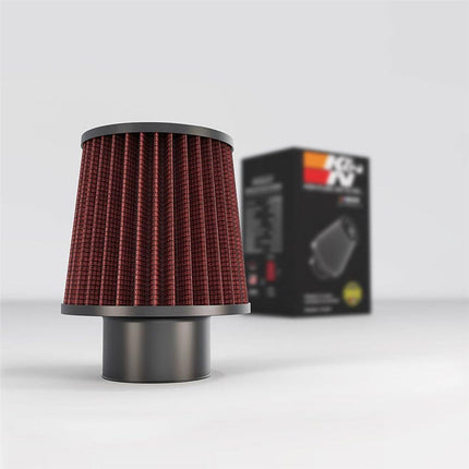 K&N Universal Clamp-On Air Filter: High Performance, Premium, Replacement Engine Filter: Flange Diameter: 4.875 In, Filter Height: 7.9375 In, Flange Length: 1.25 In, Shape: Round Tapered, RU-5172