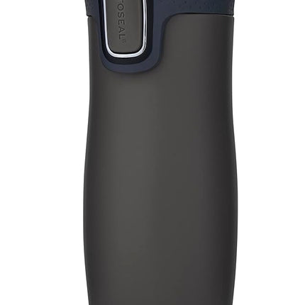 Contigo West Loop Autoseal Travel Mug, Stainless Steel Thermal Mug, Vacuum Flask, Leakproof Tumbler, Coffee Mug with BPA Easy-Clean Lid, 470 ml, Gunmetal