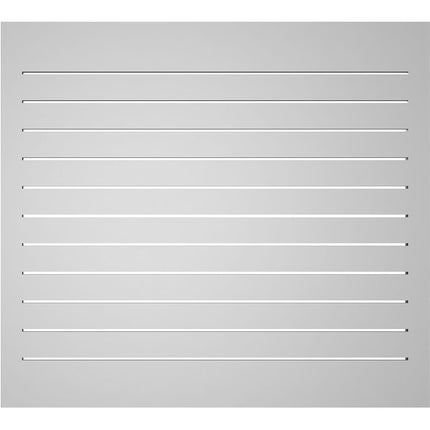 40"W x 36"H Rectangle Surface Mount PVC Gable Vent: Functional, w/ 2"W x 2"P Brickmould Sill Frame