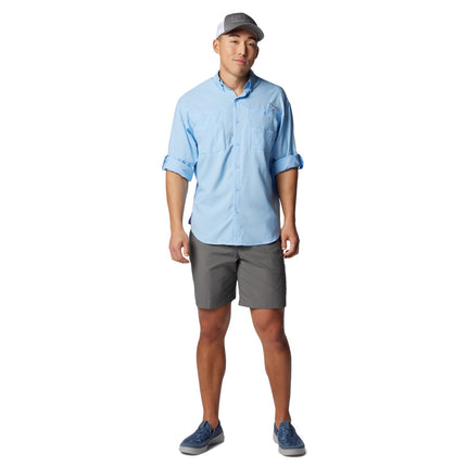 Columbia Men's Tamiami 2 Long Sleeve Shirt, Long Sleeve Shirt, Sail, L Blue