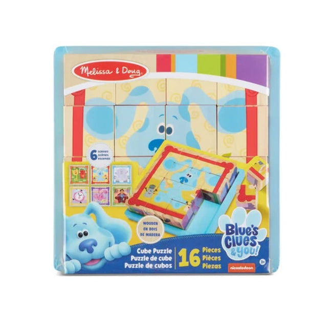 Melissa & Doug Blue's Clues & You Wooden Cube Puzz