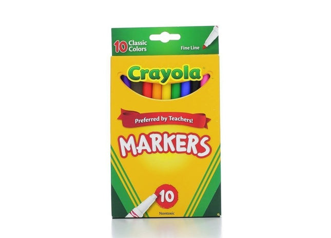 Crayola 58-7726 Classic Fine Line Markers Assorted