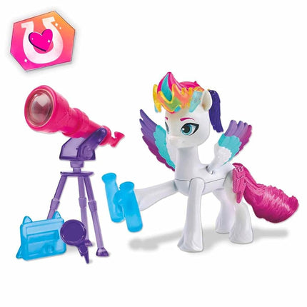 My Little Pony Discover Your Pony Sparkle Beauty Spot Magic Zipp Storm, 7.5 cm Large Hoof to Heart Pony, from 5