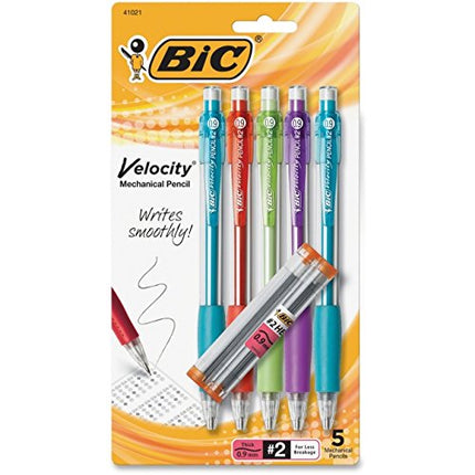 BIC Velocity Mechanical Pencil, 0.9mm, Assorted Ba