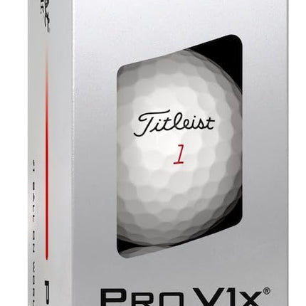 Titleist Golf 2025 ProV1x Golf Balls 1-Dozen White [RCT]