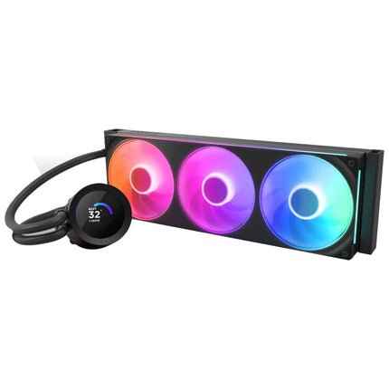 NZXT Kraken Plus 360 RGB - 360mm AIO CPU Cooler, LCD - Black