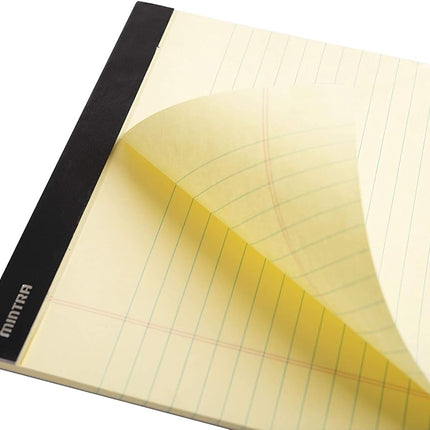 Mintra Office Legal Pads (Double Pad 3pk (Canary), 8.5in x 11in (Wide Ruled))