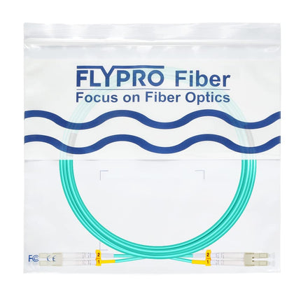 FLYPROFiber- LC to LC Fiber Patch Cable OM3 Multimode 125M/410ft