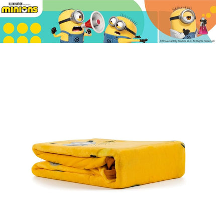 Franco Despicable Me 4 Minions Kids Bedding Super Soft Silk Touch Throw, 40 in x 50 in, (Officially Licensed Product)