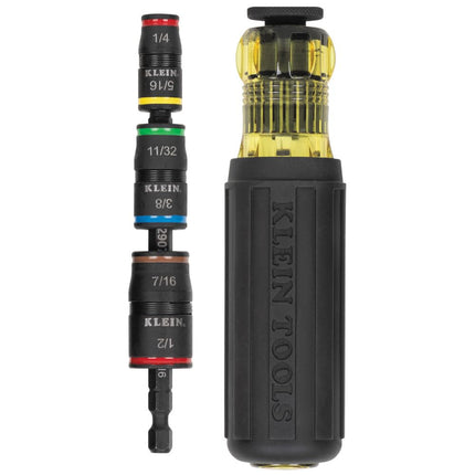Klein Tools Impact Driver, 7-in-1 Impact Flip Sock