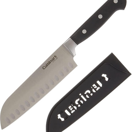 Cuisinart C77TR-7SAN Triple Rivet Collection 7" Santoku Knife, Black