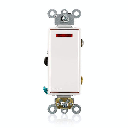 Leviton Decora Plus Rocker Pilot Light Quiet Switc