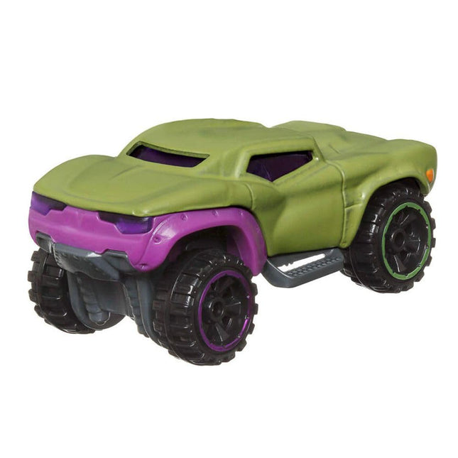 Hot Wheels Character Cars, Marvel Hulk, vehículo de juguete para niños de 3 años en adelante