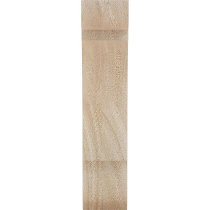 Ekena BKTW01X08X08OLRW 1 3/4-Inch Width x 8-Inch Depth x 8-Inch Height Medium Olympic Wood Bracket - Rubber Wood