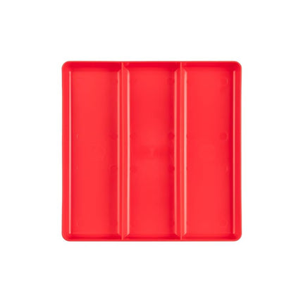 TEKTON 3-Compartment Organizer Tray (Red) | OTD11203 | Made in USA
