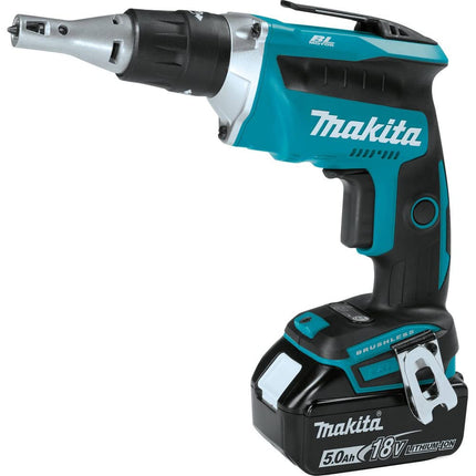 Makita XSF03T 18V LXT Lithium-Ion Compact Brushless Cordless Drywall Screwdriver Kit (5.0Ah)