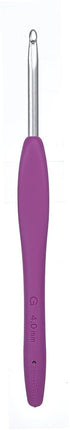 Clover 1045/G Amour Crochet Hook: 4.0mm, Metal, Multicoloured, 4mm