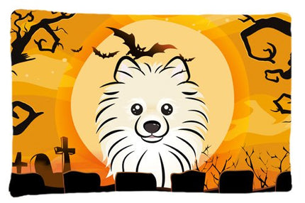 Caroline's Treasures BB1765PILLOWCASE Funda de almohada estándar de tela de pomerania de Halloween, estándar, multicolor