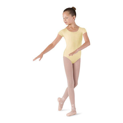Bloch Dance Girls Dujour Microlux Short Sleeve Leo