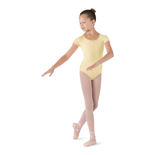 Bloch Dance Girls Dujour Microlux Short Sleeve Leo