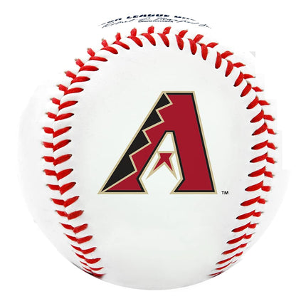 Rawlings MLB Arizona Diamondbacks Team Logo Baseball, Official, White