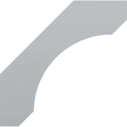 Ekena Millwork BKT12X12X03LE Endurathane 3" W D x 12" H Legacy Bracket, Primed