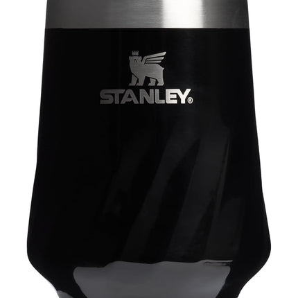 STANLEY Reserve Wine Tumbler | 11 oz Stainless Steel Travel Mug For Wine, Cocktails, Soda | Keeps Drinks Cold for Hours | BPA-Free | Black Gloss