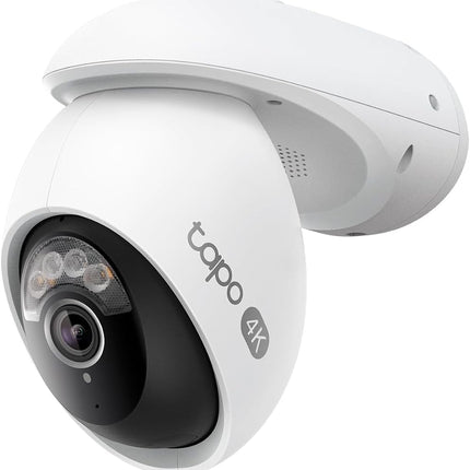 Tapo 4K 8MP Pan/Tilt Outdoor Security Camera, 360° View, C560WS