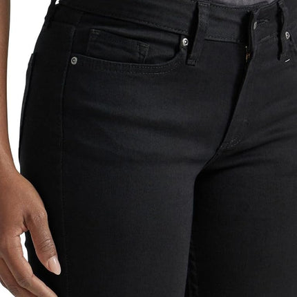 Lee Women's Regular Fit Bootcut Jean, Black, 4
