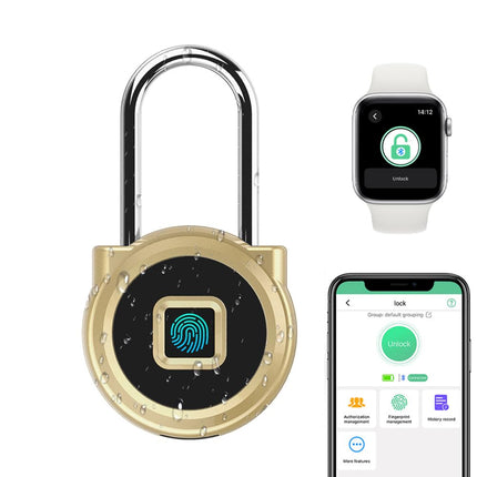 Fingerprint Padlock eLinkSmart Long Padlock with 4
