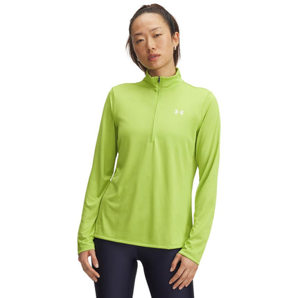 Under Armour Women's Tech Quarter Zip, (326) Green