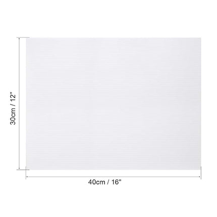 uxcell Corrugated Plastic Sheets,3mm White Blank Yard Lawn Signs,12 Inch x 16 Inch,Waterproof Sign Blank Board 5pcs