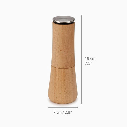 Joseph Joseph Milltop Wood No-Spill Mill - Beech - Pepper