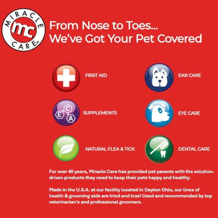 Miracle Care Kwik Stop Styptic Powder for Dogs, Cats, and Birds, 1.5 Ounce